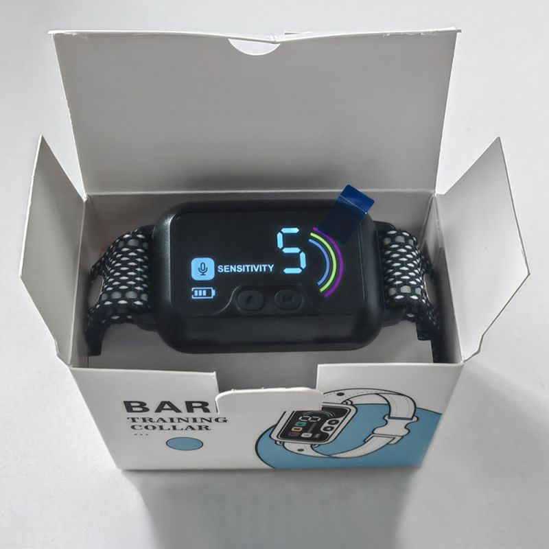 Collar de perro antiladridos automático inteligente, Collar impermeable, tapón de corteza recargable, deja de ladrar