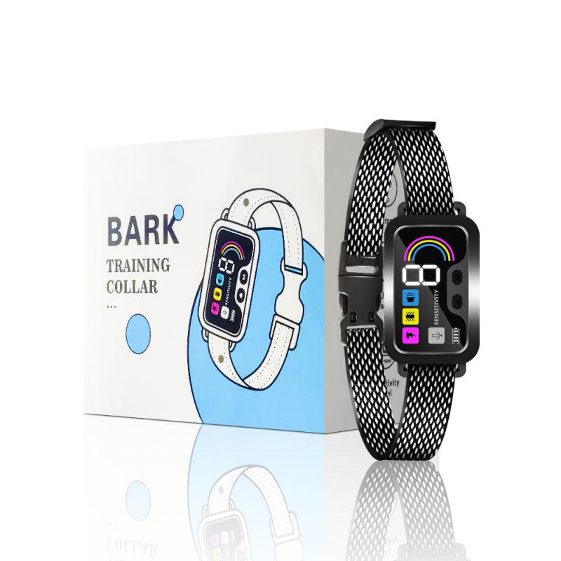 Collar de perro antiladridos automático inteligente, Collar impermeable, tapón de corteza recargable, deja de ladrar