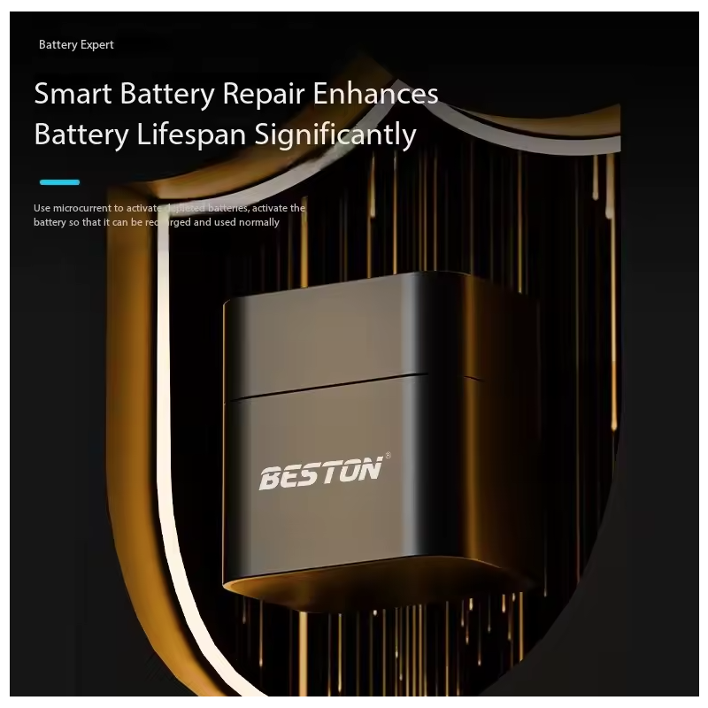 Beston Smart Battery Charger 8 Slots AA with 3600mWh 1.5V Rechargeable Lithium Battery Fast Charging Battery Charger Set