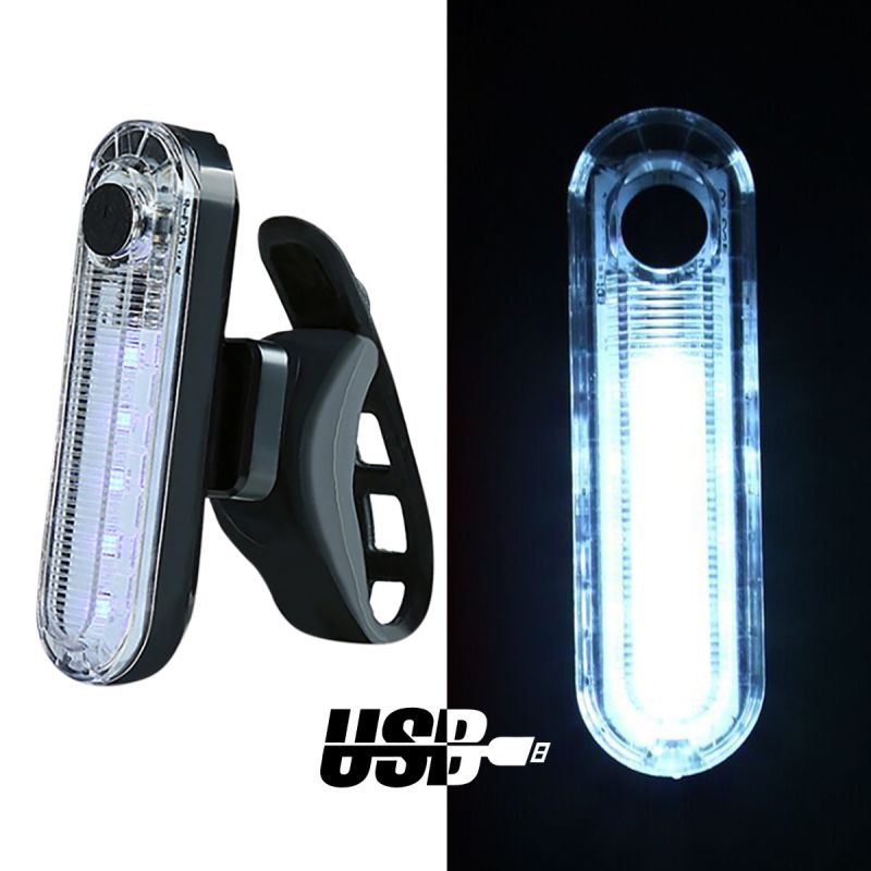 Luz trasera para bicicleta, recargable por USB, luces traseras ultrabrillantes rojas que se adaptan a cualquier bicicleta/casco