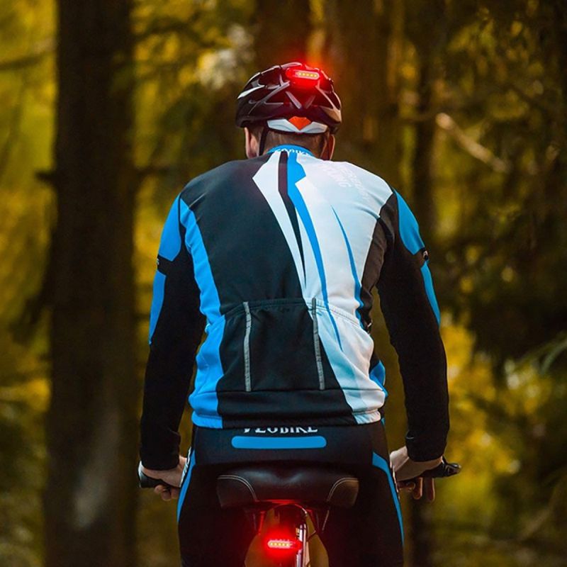 Luz trasera para bicicleta, recargable por USB, luces traseras ultrabrillantes rojas que se adaptan a cualquier bicicleta/casco