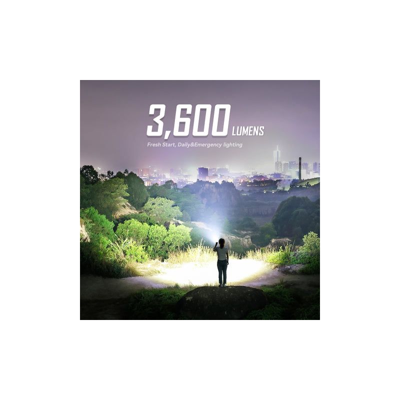 Linterna EDC recargable IMALENT BL50 3600 lúmenes LED tipo C