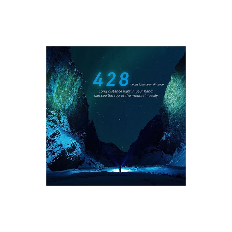 Linterna EDC recargable IMALENT BL50 3600 lúmenes LED tipo C