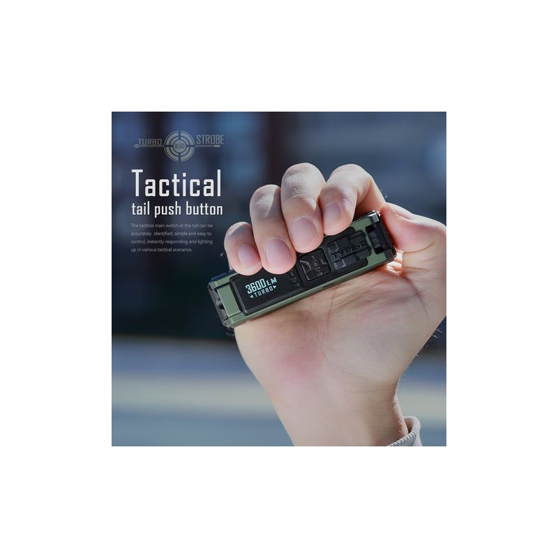Linterna EDC recargable IMALENT BL50 3600 lúmenes LED tipo C