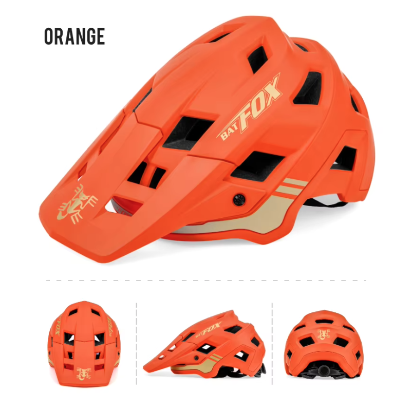 Casco de bicicleta BATFOX, casco de bicicleta de montaña, cascos para hombres, mujeres, adultos y jóvenes