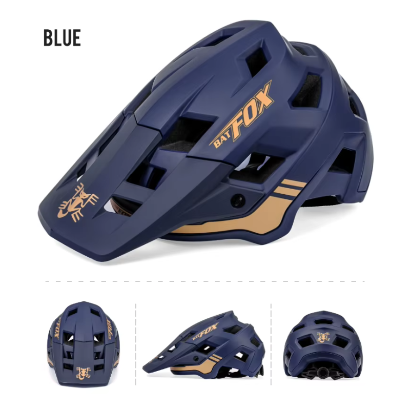 Casco de bicicleta BATFOX, casco de bicicleta de montaña, cascos para hombres, mujeres, adultos y jóvenes