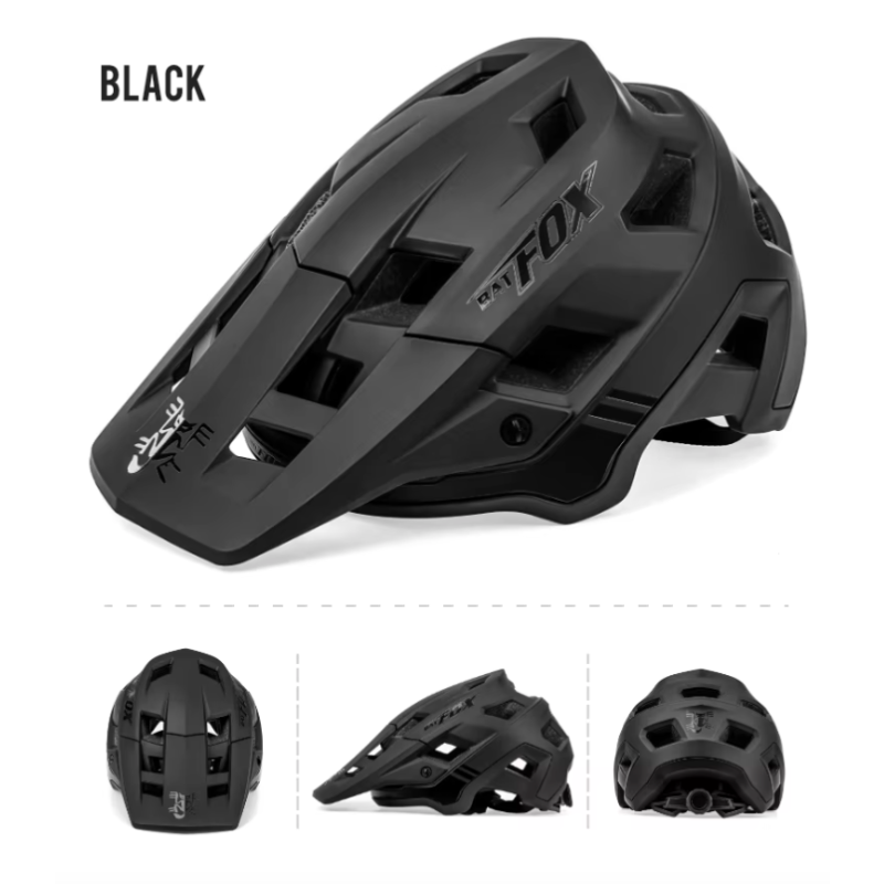 Casco de bicicleta BATFOX, casco de bicicleta de montaña, cascos para hombres, mujeres, adultos y jóvenes