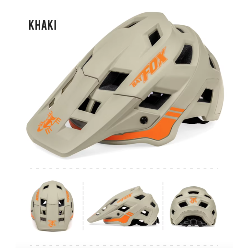 Casco de bicicleta BATFOX, casco de bicicleta de montaña, cascos para hombres, mujeres, adultos y jóvenes