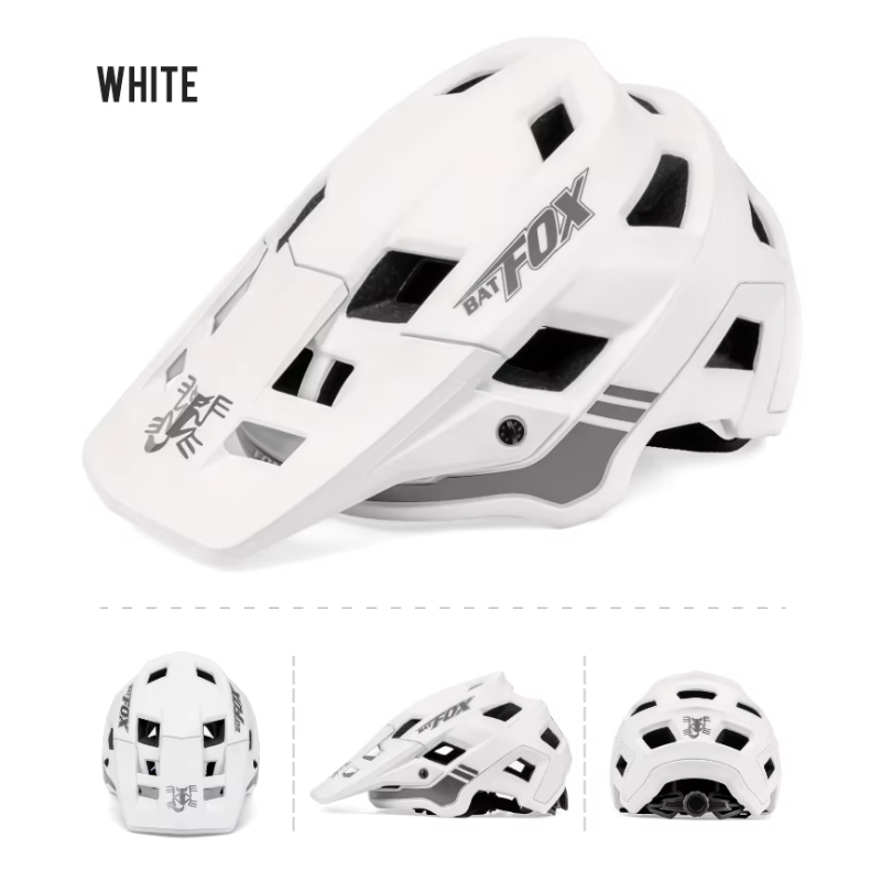 Casco de bicicleta BATFOX, casco de bicicleta de montaña, cascos para hombres, mujeres, adultos y jóvenes