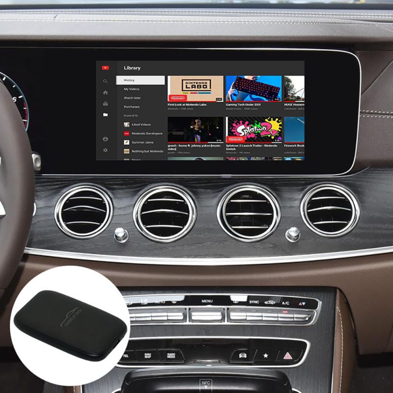 Carplay Box inalámbrico Android Auto adaptador para Netflix YouTube Universal Multimedia Video Box Blueooth Auto accesorios