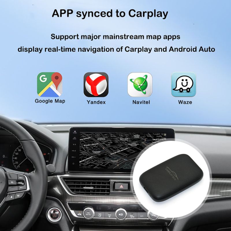 Carplay Box inalámbrico Android Auto adaptador para Netflix YouTube Universal Multimedia Video Box Blueooth Auto accesorios