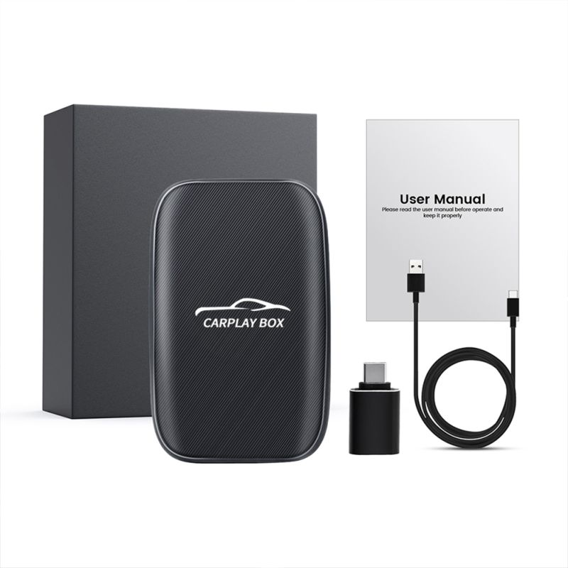 Carplay Box inalámbrico Android Auto adaptador para Netflix YouTube Universal Multimedia Video Box Blueooth Auto accesorios