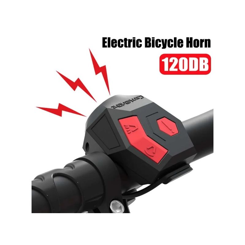 Bocina eléctrica CarryBright CBH3 recargable por USB para bicicleta, bocina fuerte de 120db, bocina de alarma antirrobo para Ciclismo de Carretera de montaña