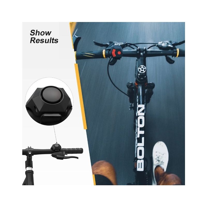 Bocina eléctrica CarryBright CBH3 recargable por USB para bicicleta, bocina fuerte de 120db, bocina de alarma antirrobo para Ciclismo de Carretera de montaña