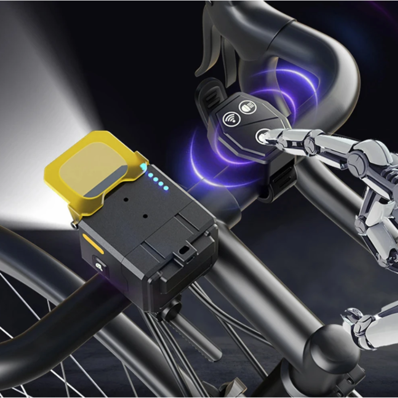 Luces delanteras de bicicleta con cable de corte colgante Nitebeam, luz delantera de bicicleta, luz de bicicleta con control remoto inalámbrico