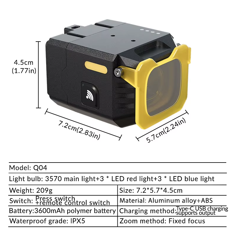 Luces delanteras de bicicleta con cable de corte colgante Nitebeam, luz delantera de bicicleta, luz de bicicleta con control remoto inalámbrico