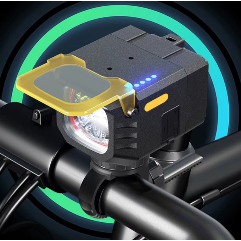 Luces delanteras de bicicleta con cable de corte colgante Nitebeam, luz delantera de bicicleta, luz de bicicleta con control remoto inalámbrico