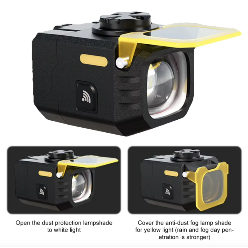 Luces delanteras de bicicleta con cable de corte colgante Nitebeam, luz delantera de bicicleta, luz de bicicleta con control remoto inalámbrico