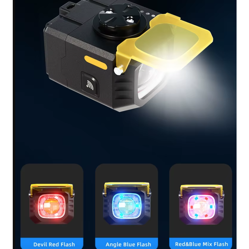 Luces delanteras de bicicleta con cable de corte colgante Nitebeam, luz delantera de bicicleta, luz de bicicleta con control remoto inalámbrico