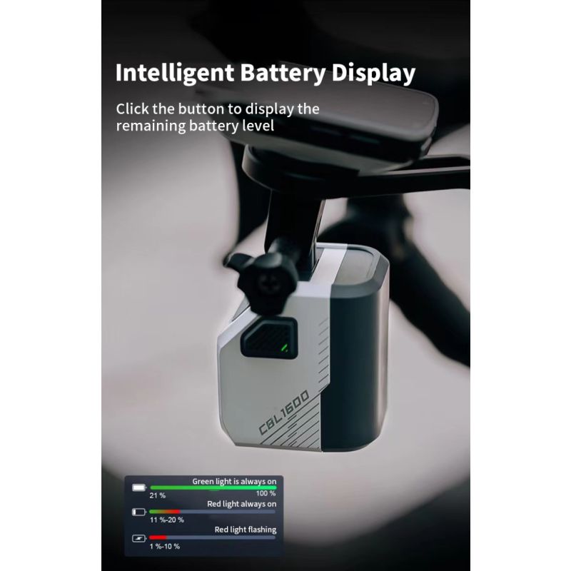 Magicshine CBL1600 Cable de corte colgante luces delanteras de bicicleta 1600 lúmenes luz LED para bicicleta MTB