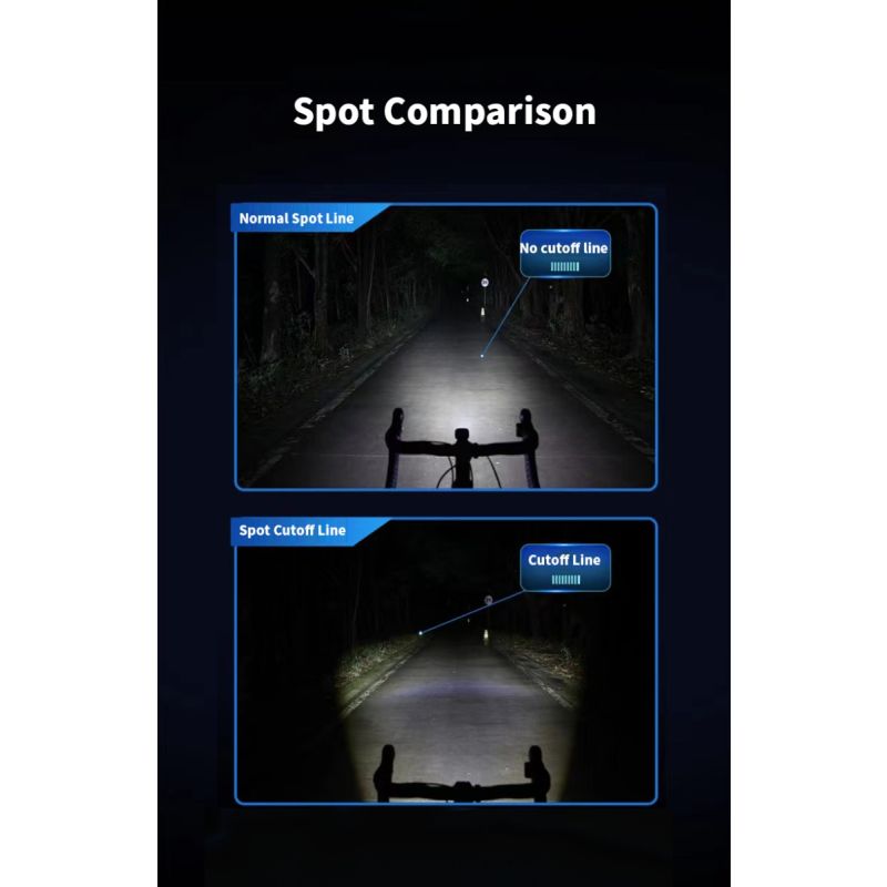 Magicshine CBL1600 Cable de corte colgante luces delanteras de bicicleta 1600 lúmenes luz LED para bicicleta MTB