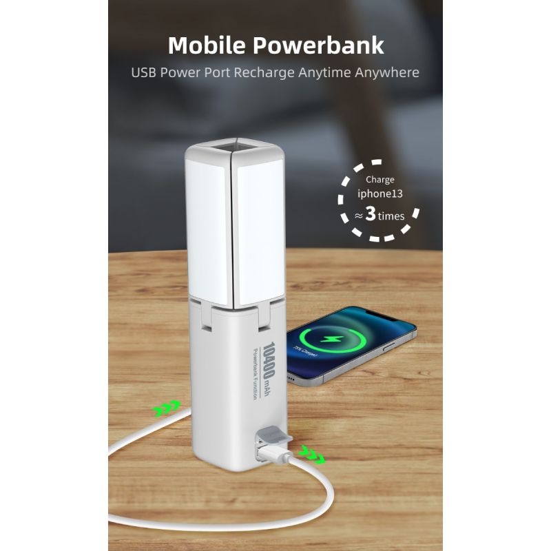 Klarus CL2 750 Lumen Freefolding Eye-caring Camping Light Luz de ambiente/Lámpara de escritorio/Linterna