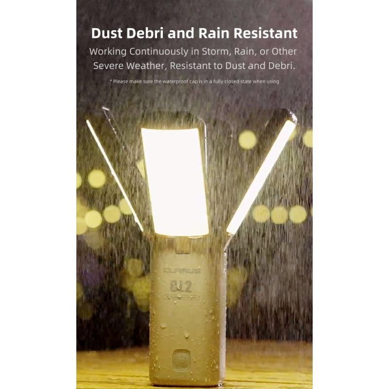 Klarus CL2 750 Lumen Freefolding Eye-caring Camping Light Luz de ambiente/Lámpara de escritorio/Linterna