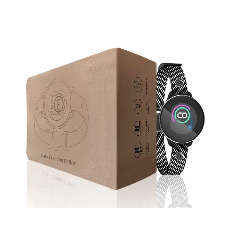 Collar de perro antiladridos automático inteligente, tapón de corteza recargable, deja de ladrar