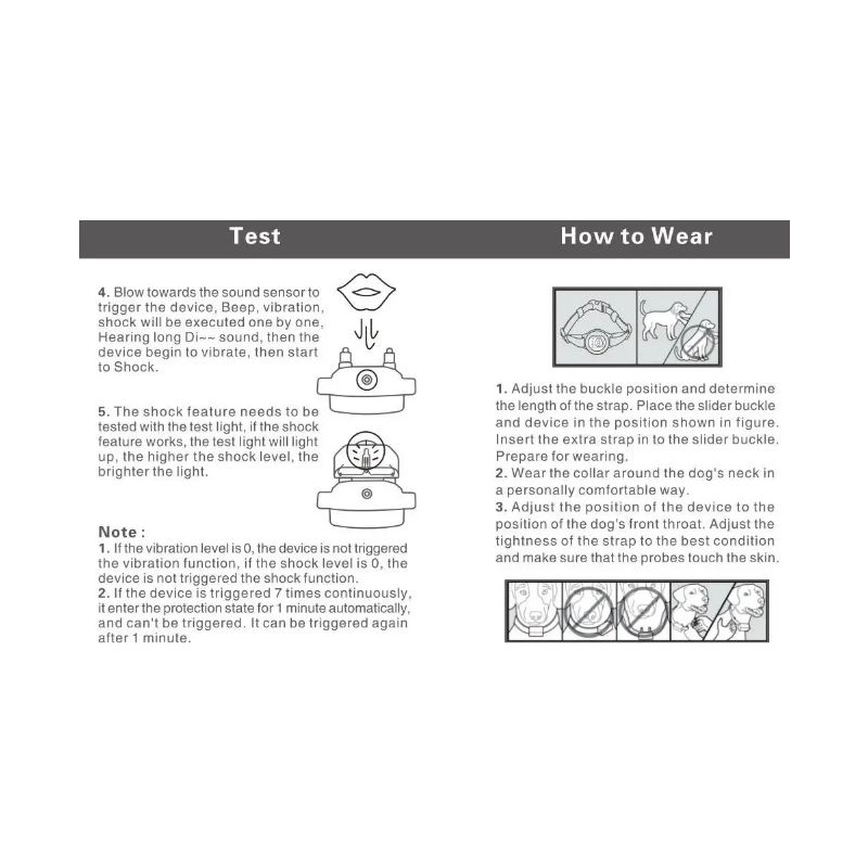 Collar de perro antiladridos automático inteligente, tapón de corteza recargable, deja de ladrar
