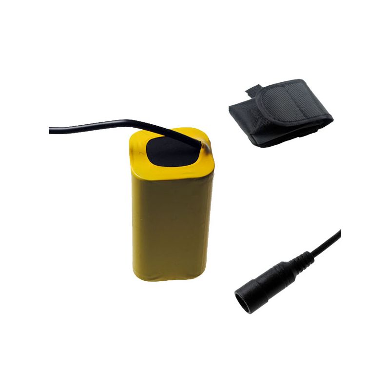 5521 DC Interface 8.4V 4x18650 8800mAh Batería de luz de la bicicleta para la luz delantera de la bicicleta LED