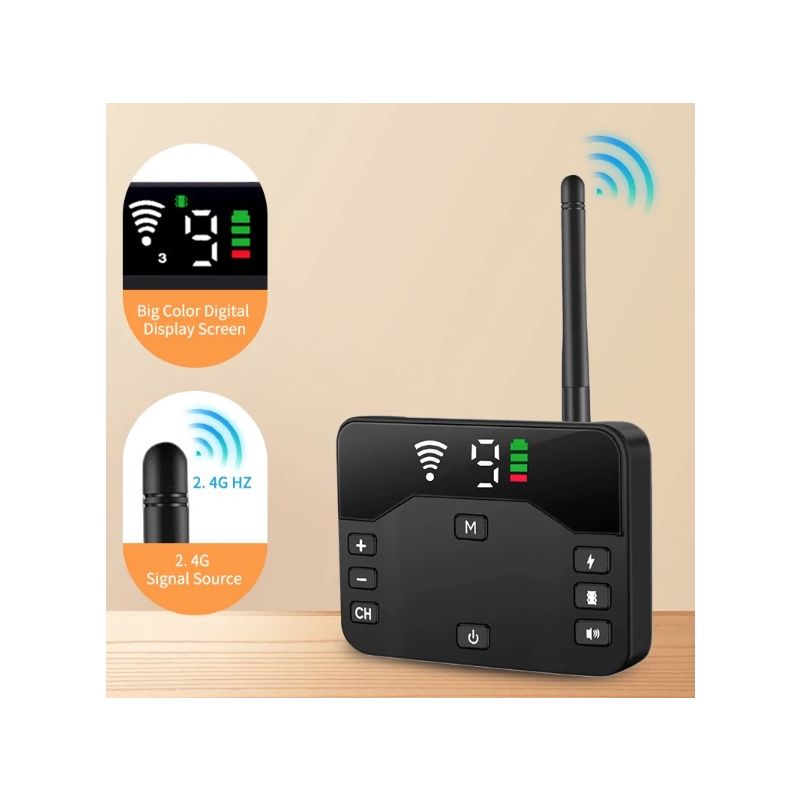 Cerca eléctrica inalámbrica para perros y Collar de entrenamiento con descarga eléctrica, control remoto con pitido ajustable, vibración, descarga recargable