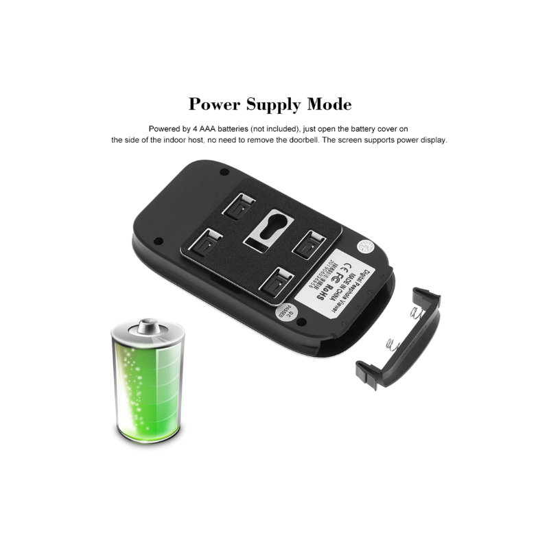 Mirilla digital para puerta, timbre con cámara, visión nocturna de 2,8 pulgadas, sesión de fotos, monitoreo digital de puerta para seguridad del hogar