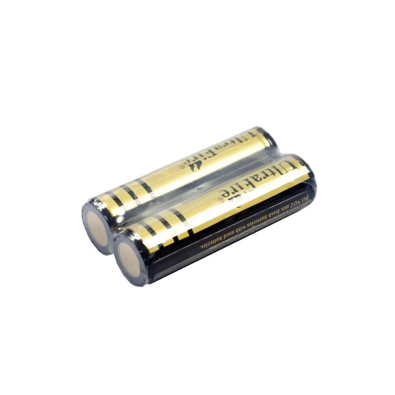 Ultrafire protegido BRC 4000mAH 3.7V 18650 Batería recargable de ion litio (1 par)