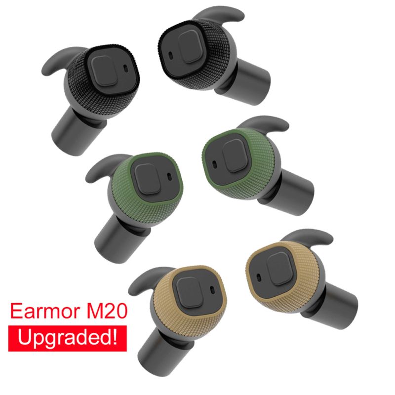EARMOR M20 Auriculares tácticos con cancelación de ruido Auriculares electrónicos Orejeras para tiro / Para la aplicación de la ley Entorno de alto ruido