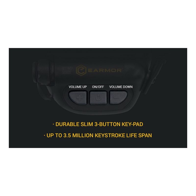 Orejeras de tiro EARMOR M32 MOD1 Auriculares tácticos para auriculares