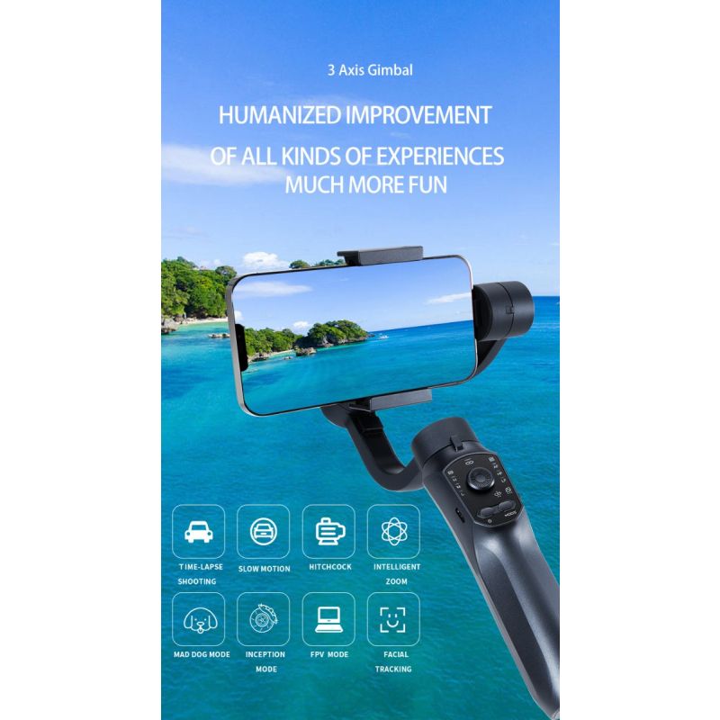 Estabilizador F10 pro Estabilizador de cardán para teléfono de 3 ejes