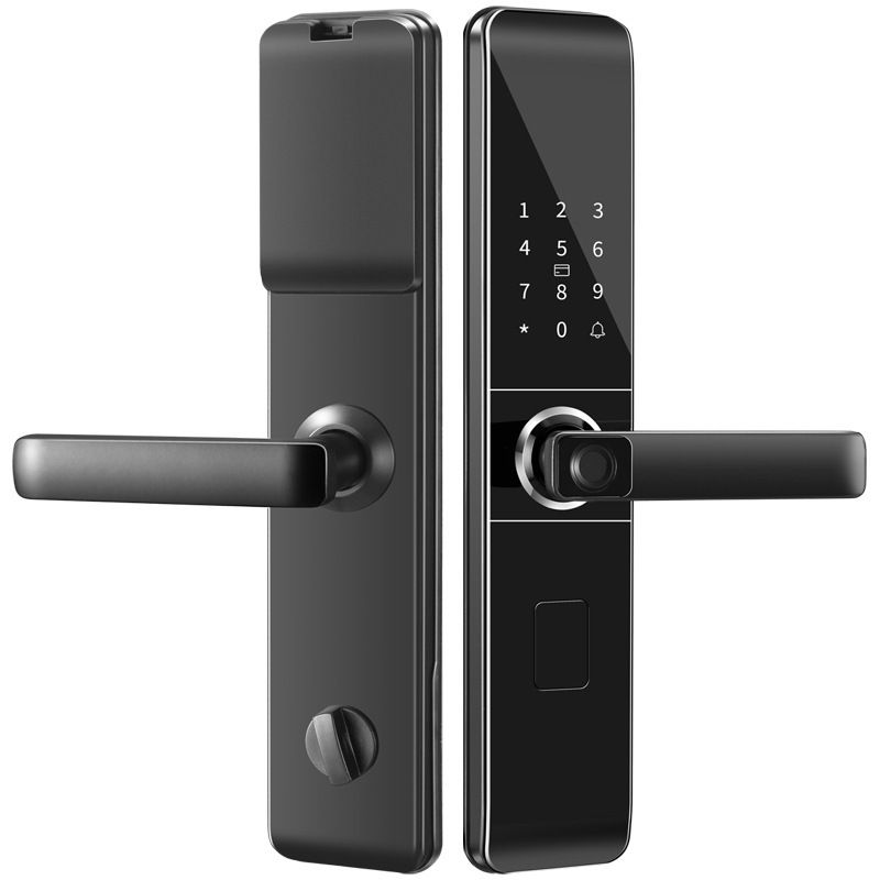 Cerradura de puerta inteligente electrónica con huella digital biométrica