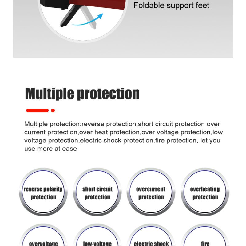 FOXSUR-cargador de batería portátil para coche, 20A, 12V-24V, motocicleta, camión, AGM, LiFePO4, baterías de plomo ácido, mantenimiento de reparación automática