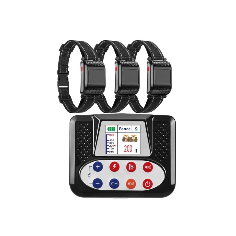 Cerca electrónica inalámbrica para mascotas, dispositivo de entrenamiento para perros inteligentes, Colla de descarga eléctrica antipérdida y antiladridos