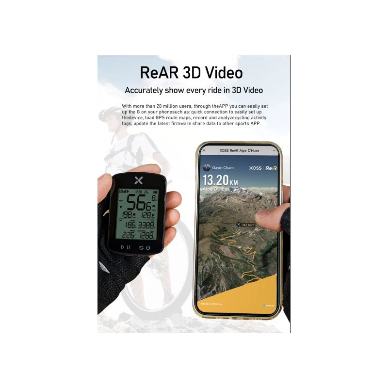 xoss G+ G2 Bicicleta Computadora Generación GPS Ciclismo Velocímetro Inalámbrico Rastreador Odómetro