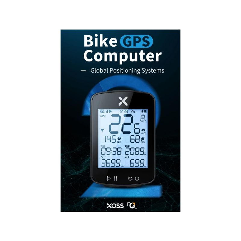 xoss G+ G2 Bicicleta Computadora Generación GPS Ciclismo Velocímetro Inalámbrico Rastreador Odómetro