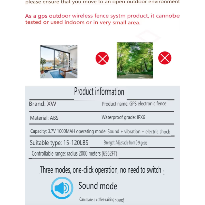 Sistema de cerca inalámbrica con GPS para perros, dispositivo antiladridos automático, inteligente y eléctrico, collar de entrenamiento con choque y pantalla OLED.