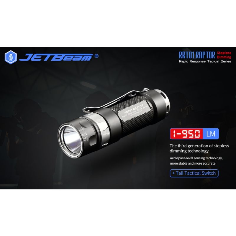 JETBEAM JET-RRT01 XP-L 950 LUMEN LED FLORTE DE EDC