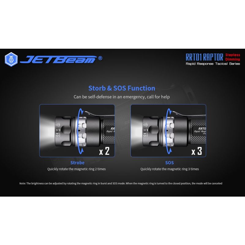 JETBEAM JET-RRT01 XP-L 950 LUMEN LED FLORTE DE EDC
