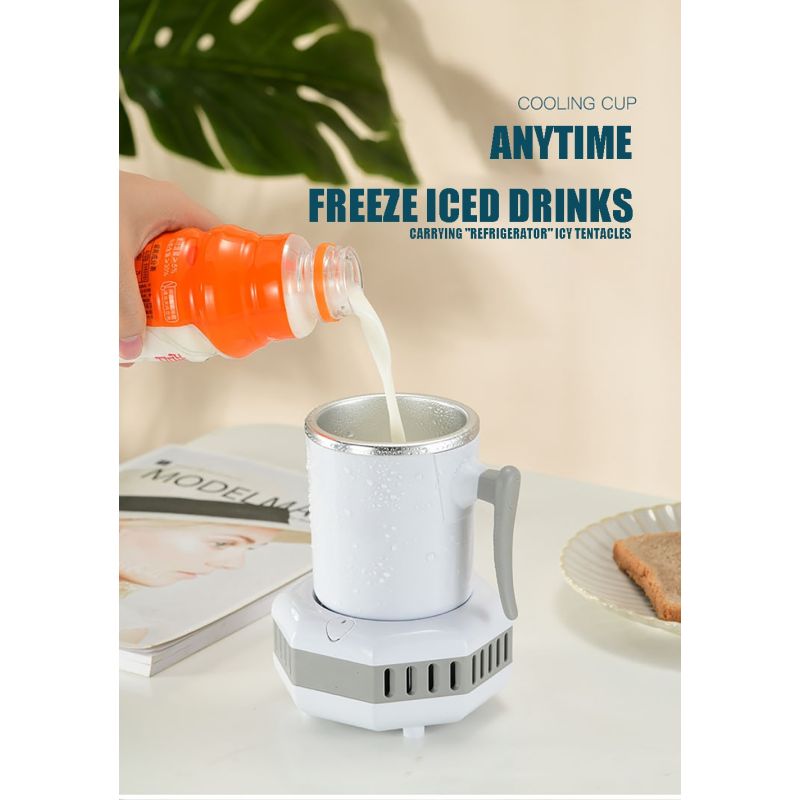 Refrigerador portátil Electric Summer Drink Beber Hervidor de refrigerador Instantáneo de enfriamiento rápido Taza de refresco frío Máquina de bebida pequeña Pequeña hervidor de electrodomésticos