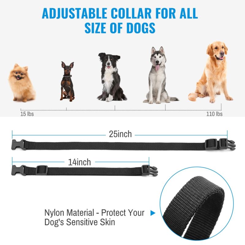 PetraReer 998D 300m Cuello de perros eléctrico remoto de choque de choque Vibración recargable recargable de impermeable Collar de entrenamiento de perros con pantalla LCD