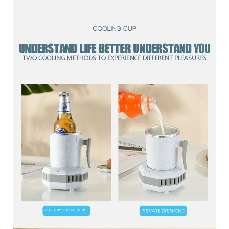 Refrigerador portátil Electric Summer Drink Beber Hervidor de refrigerador Instantáneo de enfriamiento rápido Taza de refresco frío Máquina de bebida pequeña Pequeña hervidor de electrodomésticos