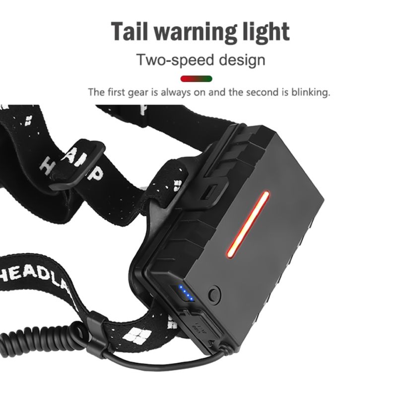 Lámpara de cabeza de 8000LM Lámpara de cabeza de 8000lm de 8000lm de 8000lm USB Faro recargable USB Amplio zoom Amplia luz de pesca Uso 18650 Batería