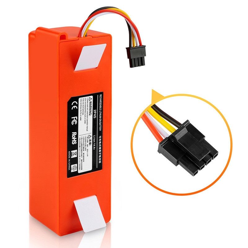 14.4V Accesorios para aspirar la batería de la batería de la batería para Xiaomi MI Robot Robotics Cleaner Roborock S50 S51 S55 T4 T6