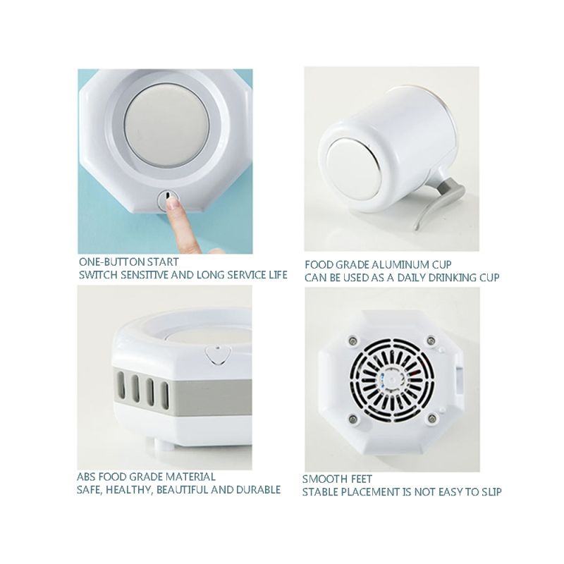 Refrigerador portátil Electric Summer Drink Beber Hervidor de refrigerador Instantáneo de enfriamiento rápido Taza de refresco frío Máquina de bebida pequeña Pequeña hervidor de electrodomésticos